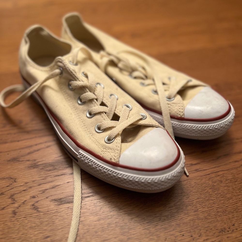 Converse Chuck Taylor Low Top All Star Canvas - Natural Ivory - M 8, W 10